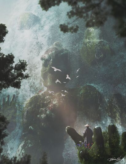 Where Giants Rest - a Digital Art Artowrk by Yusuke Nakamae